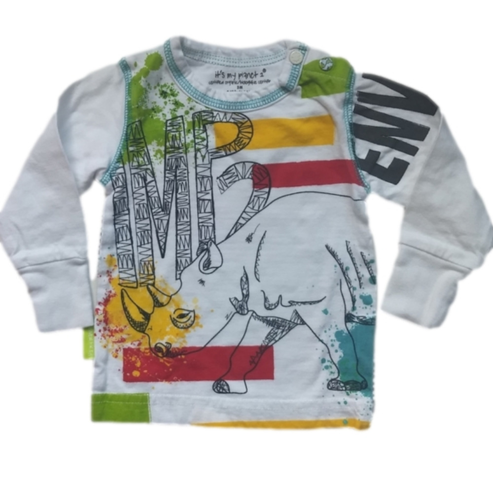 Organic It's My Planet 2 Dino Top * 3M